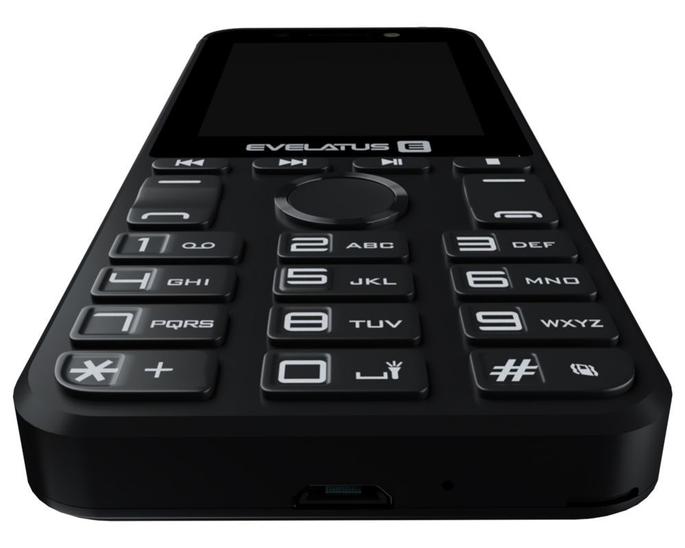 Mobiiltelefon Evelatus Tron DS Black