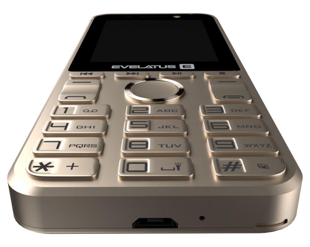 Mobiiltelefon Evelatus Tron DS Gold