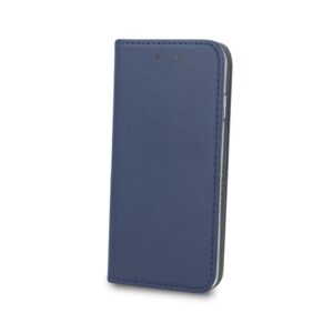 Knygos tipo dėklas dėklai GreenGo Samsung A6 Plus 2018 Smart Magnetic Case Navy Blue