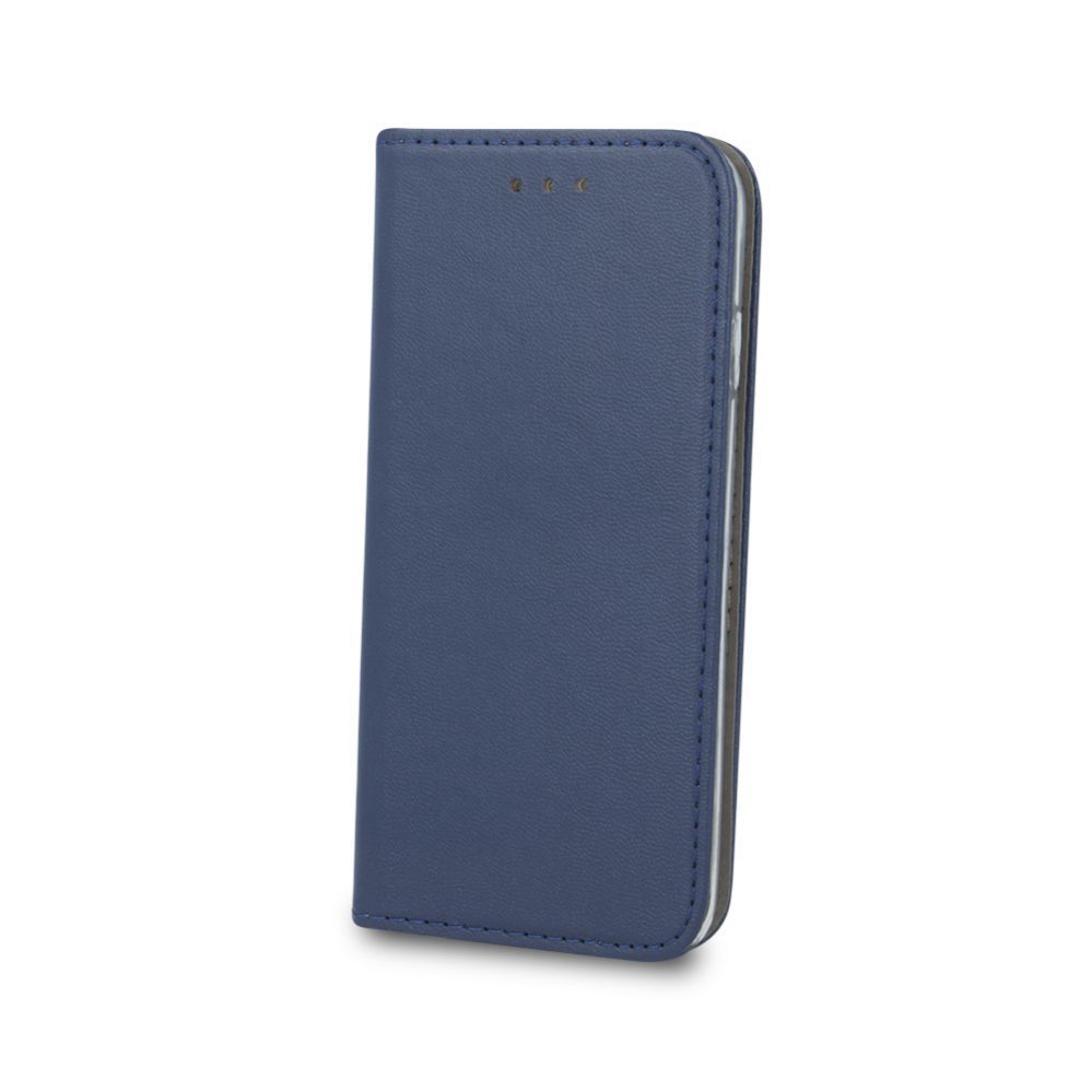 Kaaned - kaaned GreenGo Samsung A6 Plus 2018 Smart Magnetic Case Navy Blue