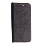 Kaaned - kaaned Vennus Samsung J4 Plus J415 Book Case With Frame Black