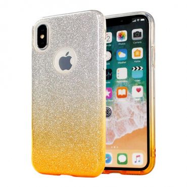 Back panel cover GreenGo Apple Iphone XR Back Case Bling Gold