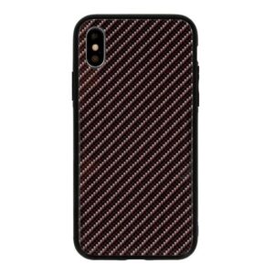 Aizmugurējais vāciņš GreenGo Apple iPhone  XS MAX Carbon Glass Case Black