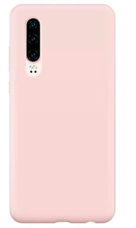 Back panel cover Evelatus Huawei P30 Silicone case Pink Sand