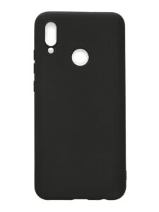 Nugarėlės dėklai Evelatus Huawei Y7 2019 Nano Silicone Case Soft Touch TPU Black