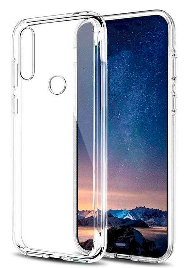 Back panel cover Evelatus Huawei Y7 2019 Clear Silicone Case 1.5mm TPU