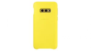 Nugarėlės dėklai Samsung  Galaxy S10e Leather Cover EF-VG970LYEGWW Yellow