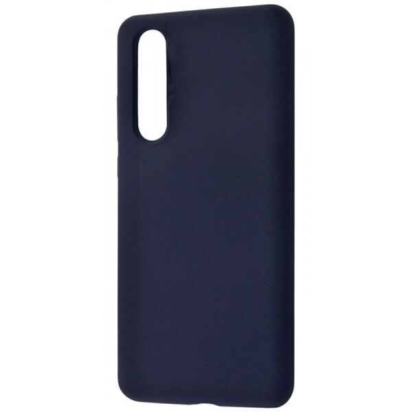 Back panel cover Evelatus Huawei P30 Premium Soft Touch Silicone Case Midnight Blue