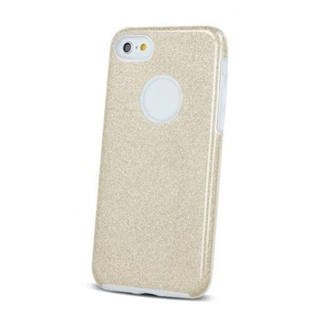 Back panel cover GreenGo Apple iPhone XR Glitter 3in1 case Gold