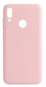 Nugarėlės dėklai Evelatus Huawei Y7 2019 Nano Silicone Case Soft Touch TPU Pink Sand