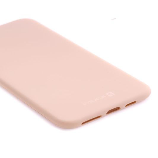 Back panel cover Evelatus Apple iPhone X Nano Silicone Case Soft Touch TPU Pink Sand