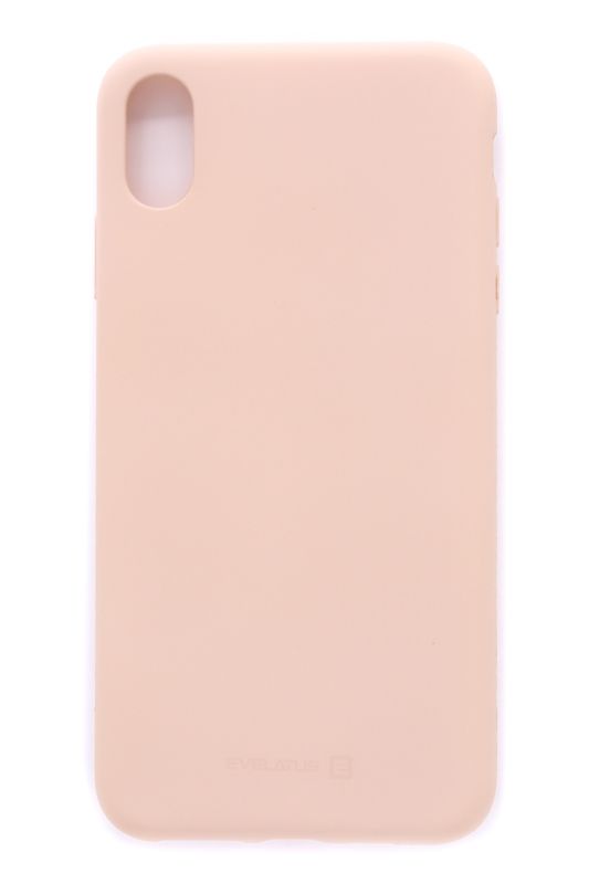 Back panel cover Evelatus Apple iPhone X Nano Silicone Case Soft Touch TPU Pink Sand