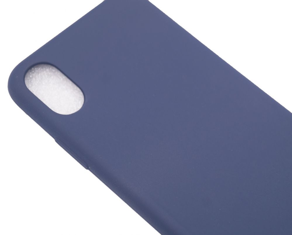 Back panel cover Evelatus Apple iPhone X Nano Silicone Case Soft Touch TPU Blue