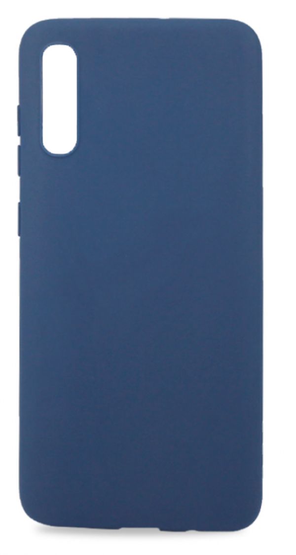 Back panel cover Evelatus Samsung A50 Silicon Case Dark Blue