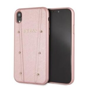 Nugarėlės dėklai Guess - iPhone XR Kaia Hard Case Rose Gold