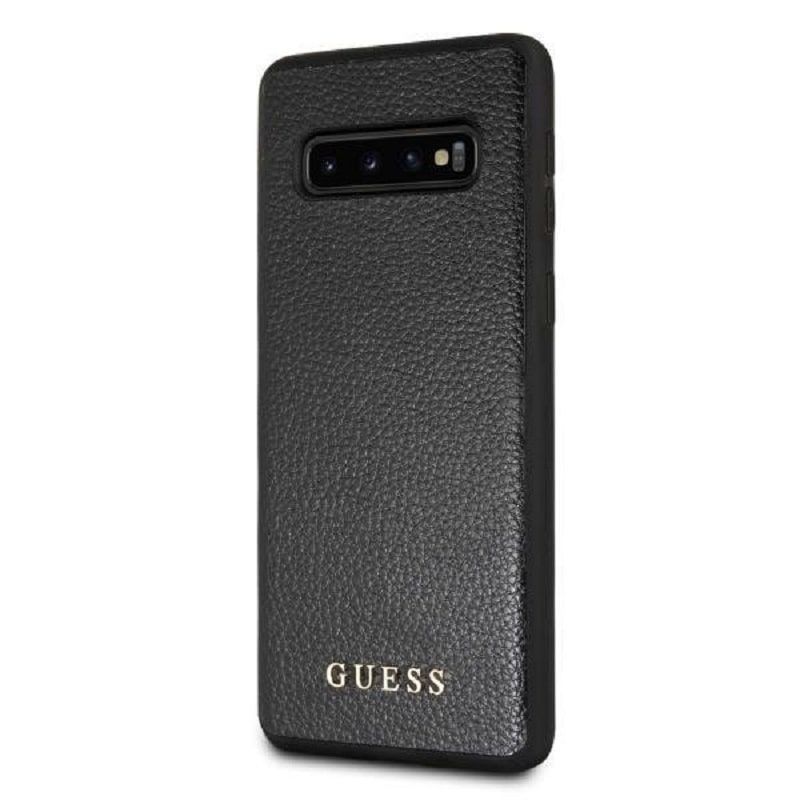 Back panel cover Guess Samsung G970 Galaxy S10e Iridescent Hard Case Black