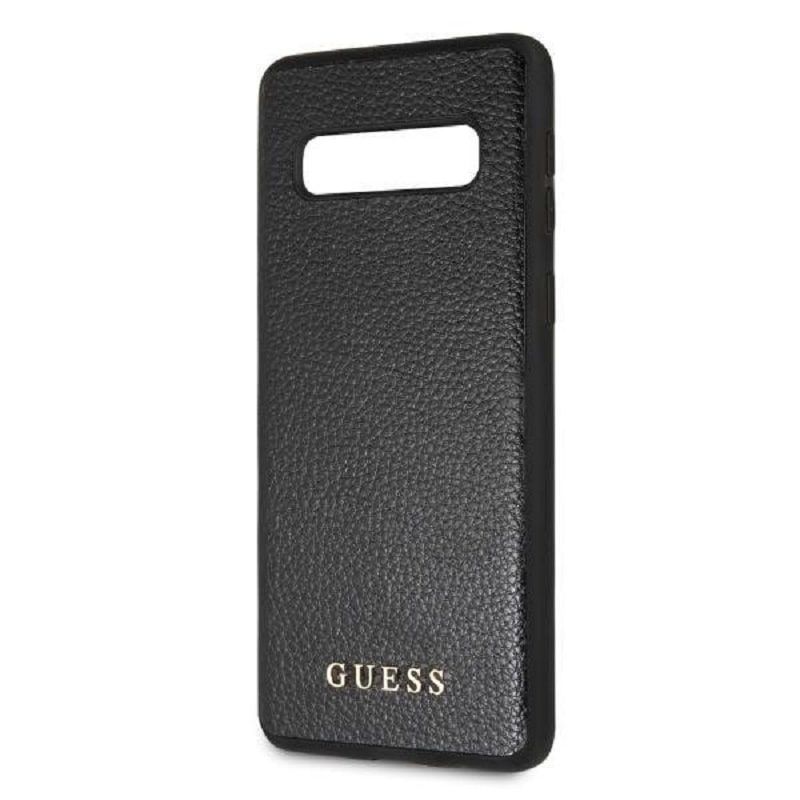 Back panel cover Guess Samsung G970 Galaxy S10e Iridescent Hard Case Black