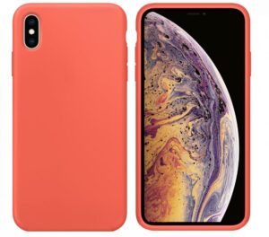 Aizmugurējais vāciņš Evelatus Apple iPhone Xs Soft Premium Soft Touch Silicone Case Nectarine