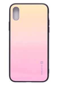 Back panel cover Evelatus Apple iPhone X/Xs Gradient Glass Case 1 Mild Melon