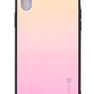 Back panel cover Evelatus Apple iPhone X/Xs Gradient Glass Case 1 Mild Melon