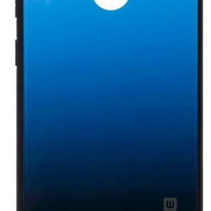 Back panel cover Evelatus Huawei P Smart 2019 Gradient Glass Case 7 Sea Depth