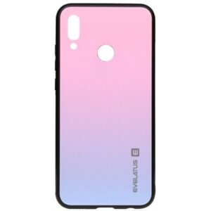 Back panel cover Evelatus Huawei Y7 2019 Gradient Glass Case 2 Bubble Gum