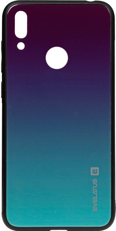 Back panel cover Evelatus Huawei Y7 2019 Gradient Glass Case 3 Under Water