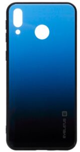 Back panel cover Evelatus Huawei Y7 2019 Gradient Glass Case 7 Sea Depth