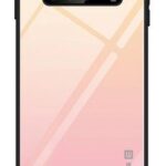 Чехол на заднюю панель Evelatus Samsung A7 2018 Gradient Glass Case 1 Mild Melon
