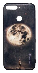 Back panel cover Evelatus Huawei Y6 2018 Picture Glass Case Catching Dream