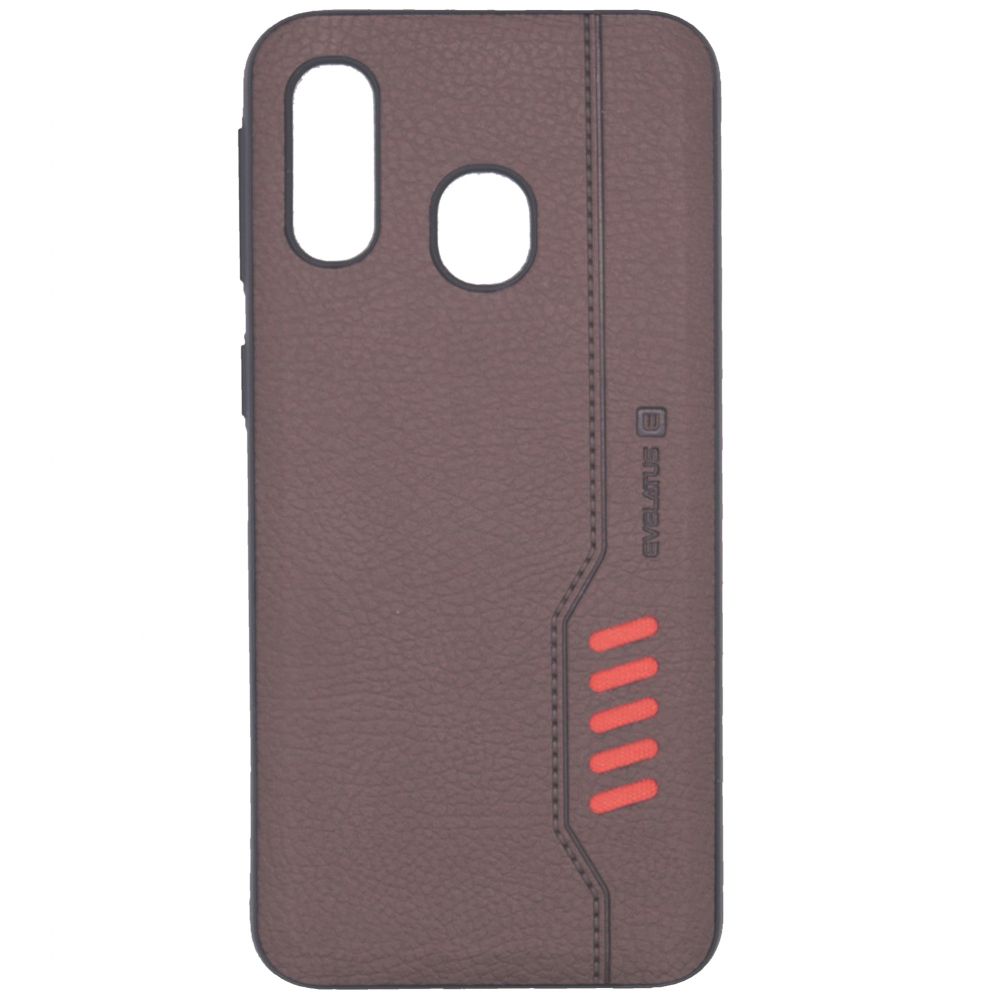 Back panel cover Evelatus Samsung A40 Shooter Brown