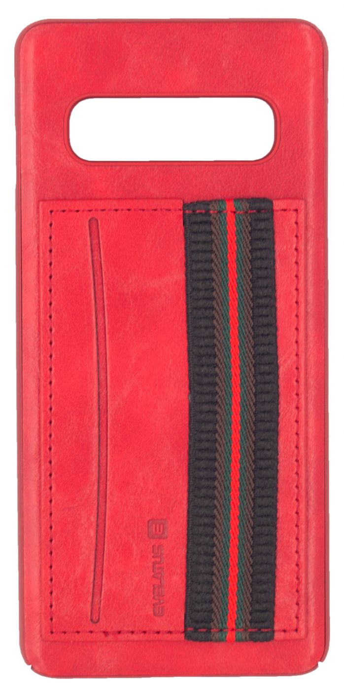 Back panel cover Evelatus Samsung Galaxy S10 Cubit Plastic Red