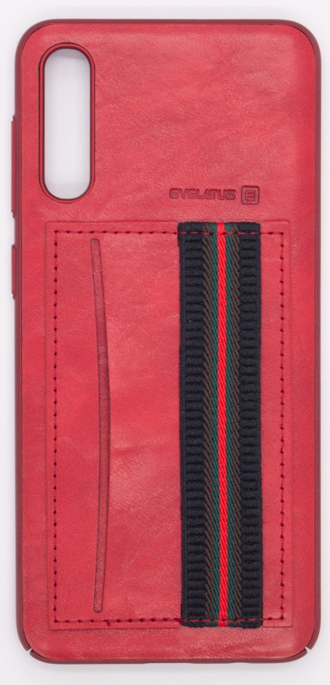 Back panel cover Evelatus Samsung Galaxy A50 Cubit Plastic Red