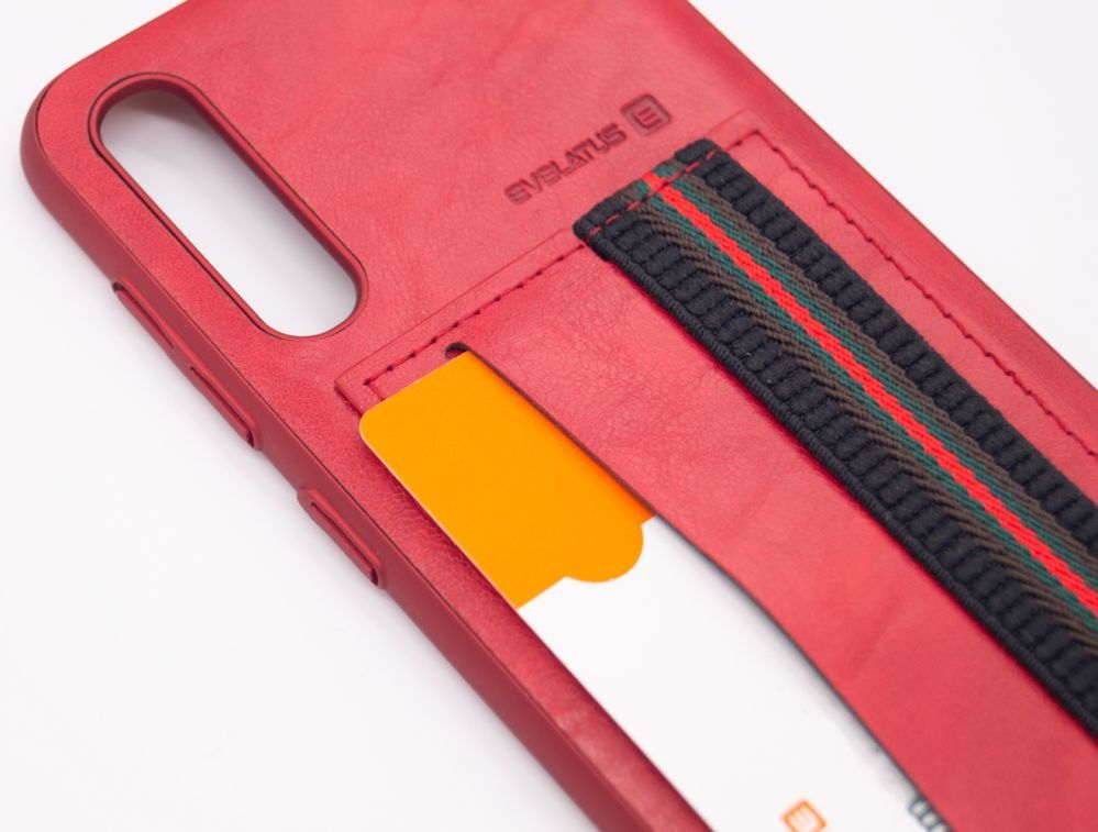 Back panel cover Evelatus Samsung Galaxy A50 Cubit Plastic Red