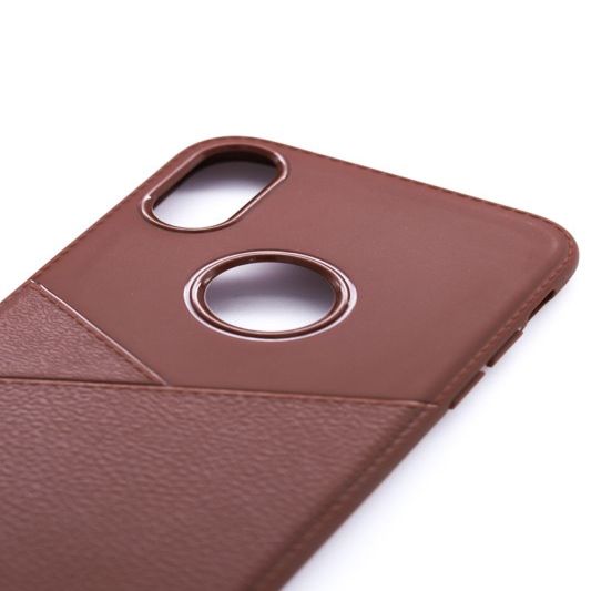 Back panel cover Evelatus Apple iPhone X Phanton Brown