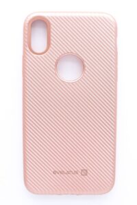 Back panel cover Evelatus Apple iPhone X Carbon Pink