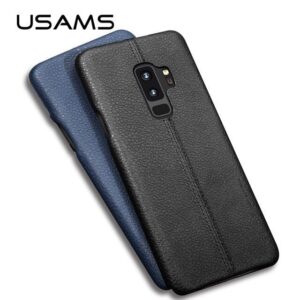 Back panel cover USAMS Samsung Galaxy S9 Leather Hard Case Light Brown