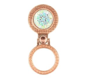 Žiedinis laikiklis iLike  RING BRILLIANT CRYSTAL Light Pink
