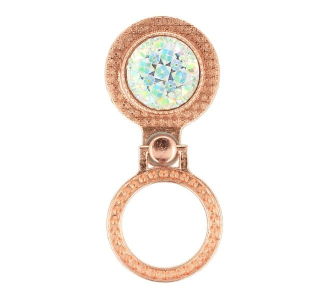 Ring Holder iLike RING BRILLIANT CRYSTAL Light Pink