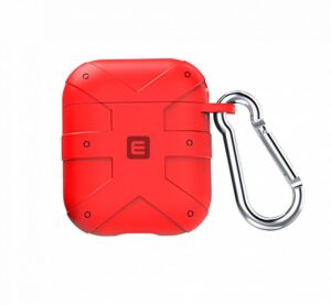 Back panel cover Evelatus Apple Case for AirPods EAC02 Red