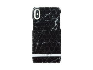 Nugarėlės dėklai SoSeven Apple iPhone X/XS Milan Case Hexagonal Marble Black