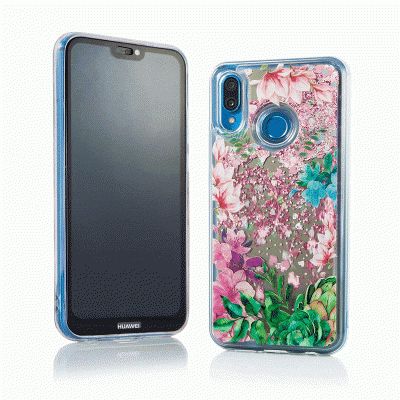 Back panel cover OEM N/A iPhone X / iPhone XS Liquid Mirror Flower 2
