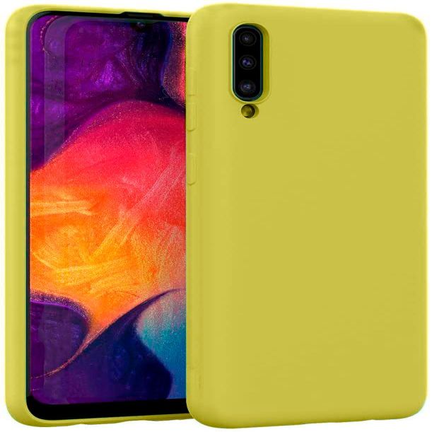 Tagakaaned Evelatus Samsung Galaxy A30s/A50/A50s Nano Silicone Case Soft Touch TPU Yellow