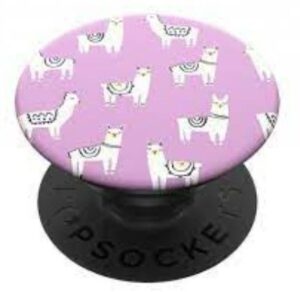 Universāls turētājs (Popsocket) Popsockets  PT-Lotsa Llama-BK 