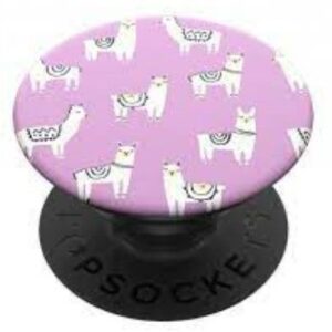 Universāls turētājs (Popsocket) Popsockets  PT-Lotsa Llama-BK 