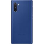 Чехол на заднюю панель Samsung  Galaxy Note 10 Leather Cover Blue