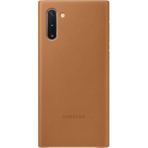 Nugarėlės dėklai Samsung  Galaxy Note 10 Leather Cover Camel