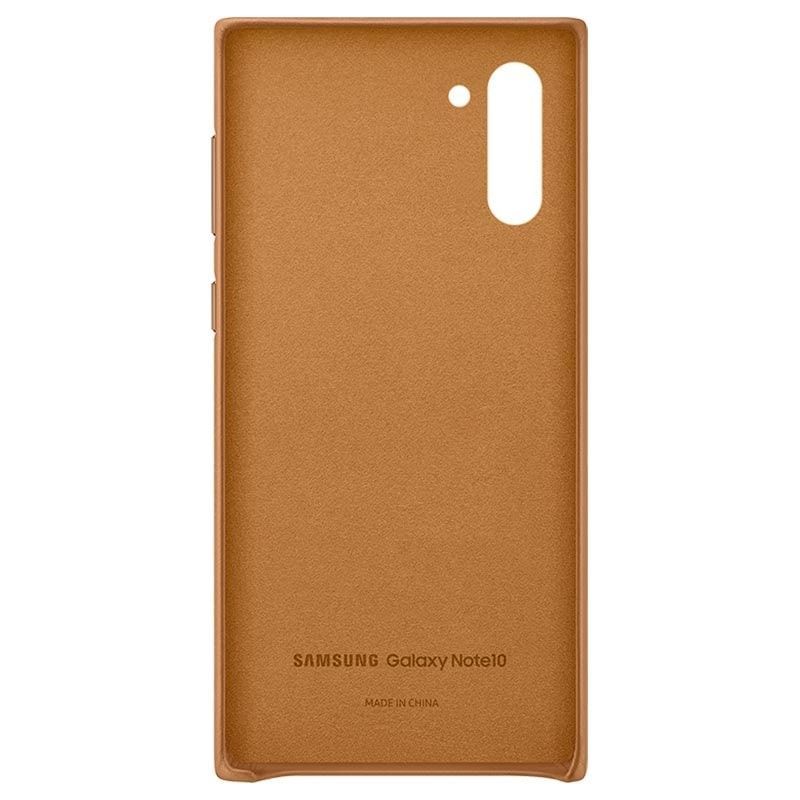 Back panel cover Samsung Galaxy Note 10 Leather Cover Camel