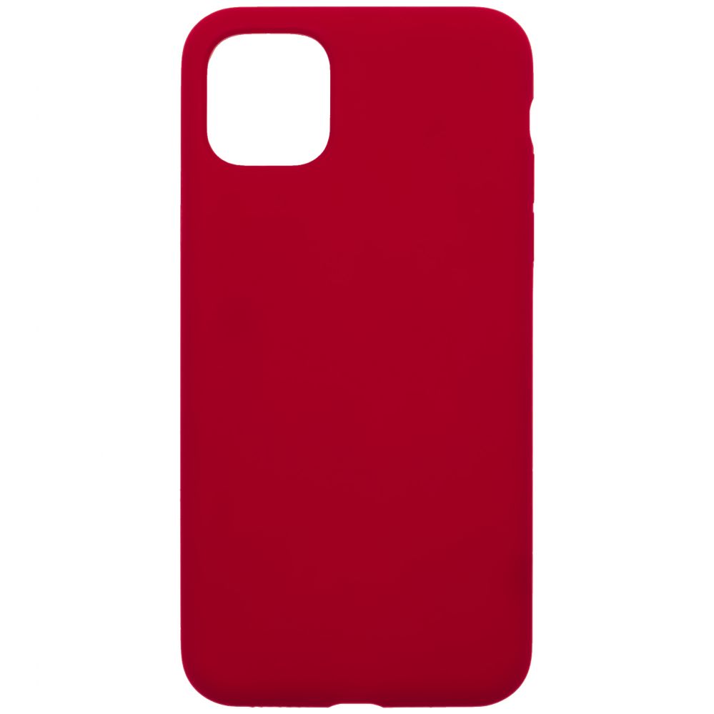 Back panel cover Evelatus Apple iPhone 11 Pro Max Premium Soft Touch Silicone Case Red
