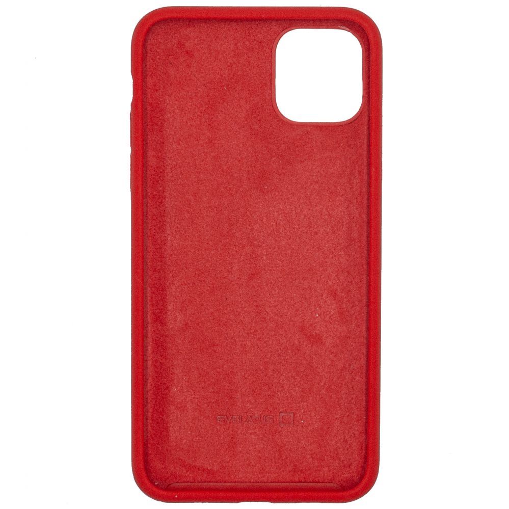 Back panel cover Evelatus Apple iPhone 11 Pro Max Premium Soft Touch Silicone Case Red
